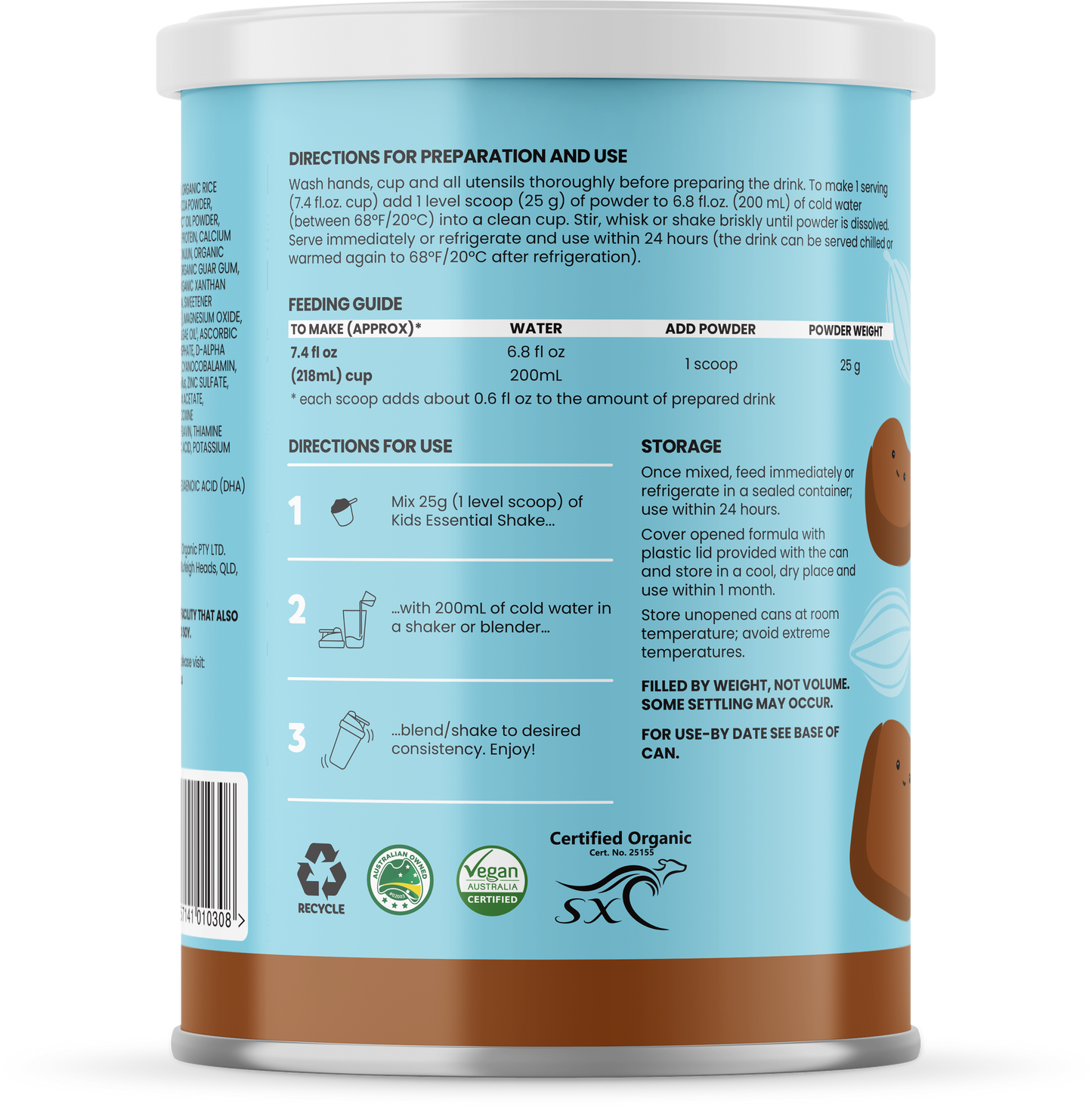 Sprout Essential Shake for 12 months+ (800g/28oz)