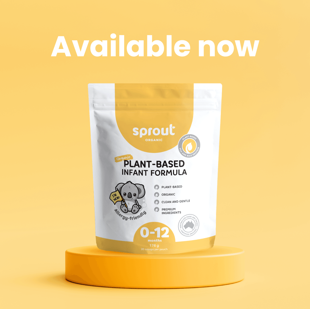 Sprout (0-12 months) Organic Vegan Infant Formula (176g/6oz) - Mini Pouch - PERFECT TRIAL SIZE - Grow Organic Baby