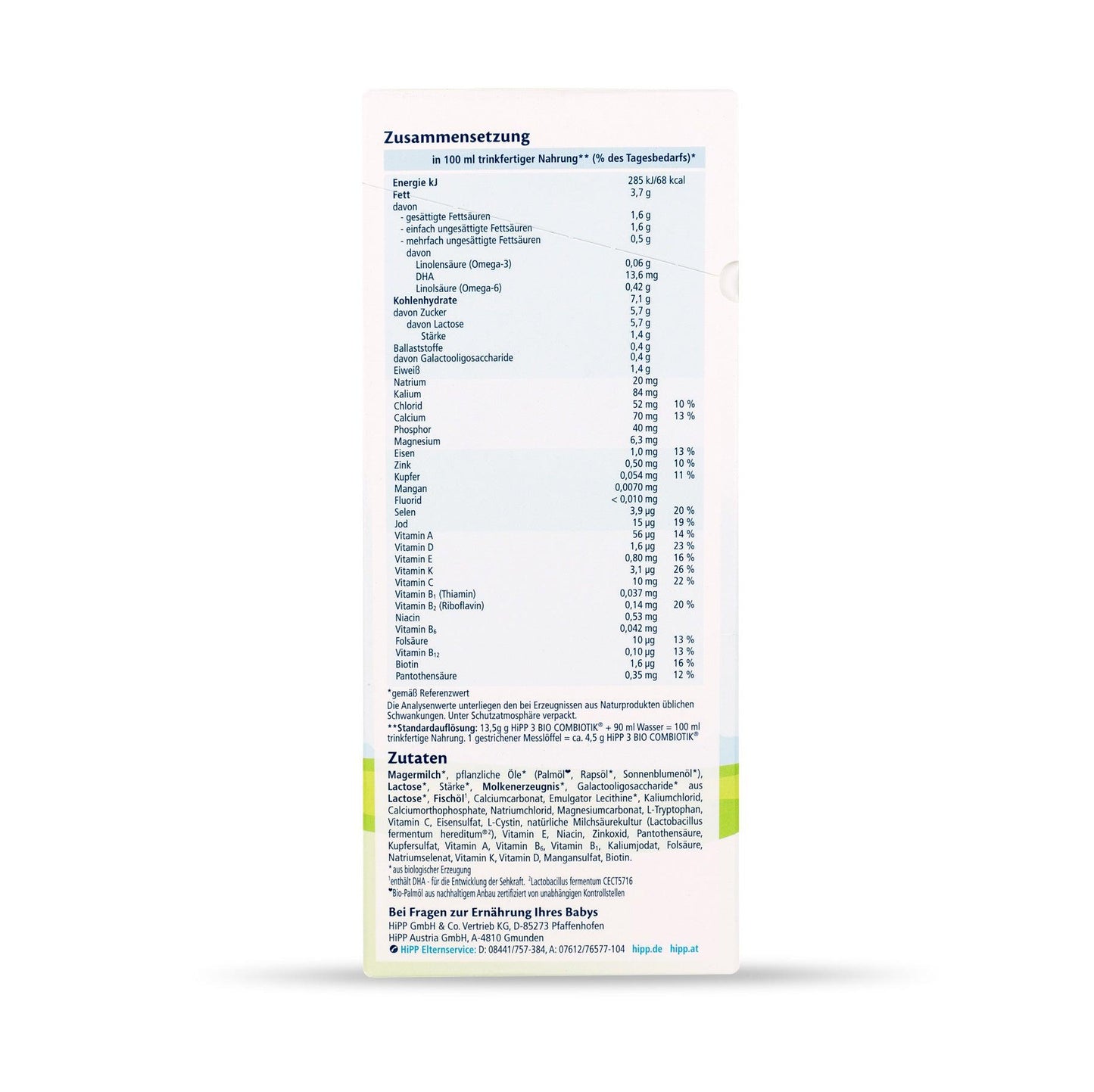 HiPP German Stage 3 (10 Months+) Organic BIO Combiotik Formula (600g/21oz) - Grow Organic Baby