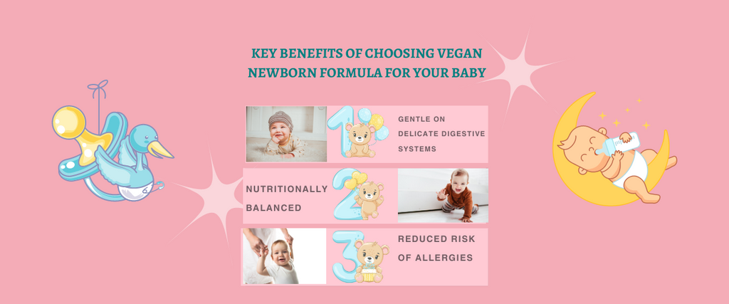 Three Key Benefits of Choosing Vegan Newborn Formula for Your Baby