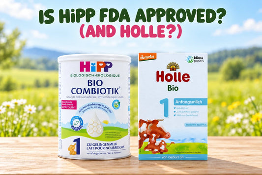 Is HiPP formula FDA approved? HiPP Dutch Stage 1 and Holle Stage 1 organic baby formula side by side