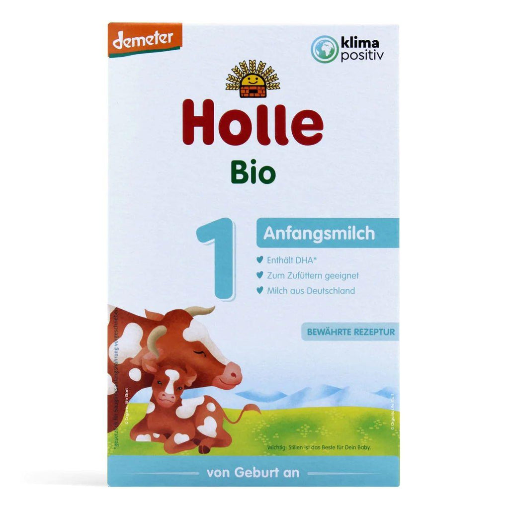 Holle Cow Milk Baby Formula Stage 1 and PRE