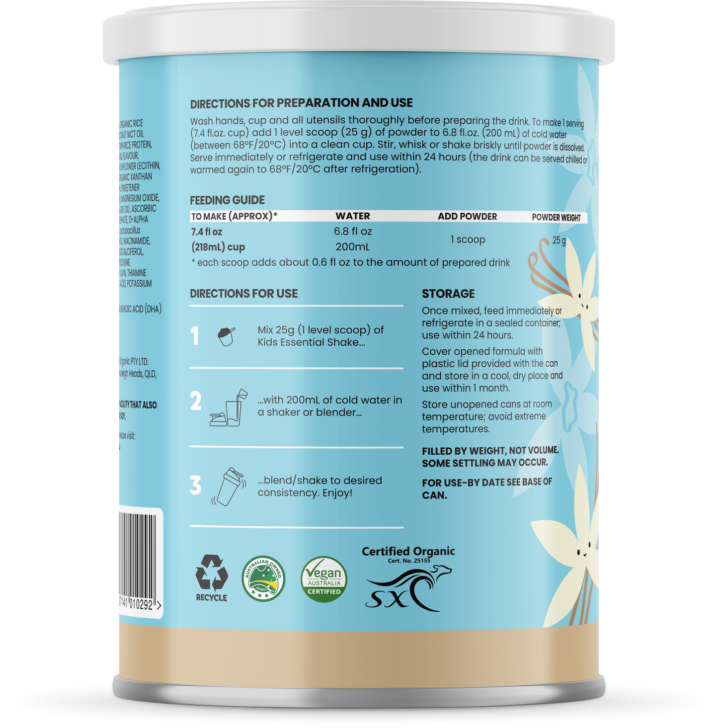 Sprout Essential Shake for 12 months+ (800g/28oz)