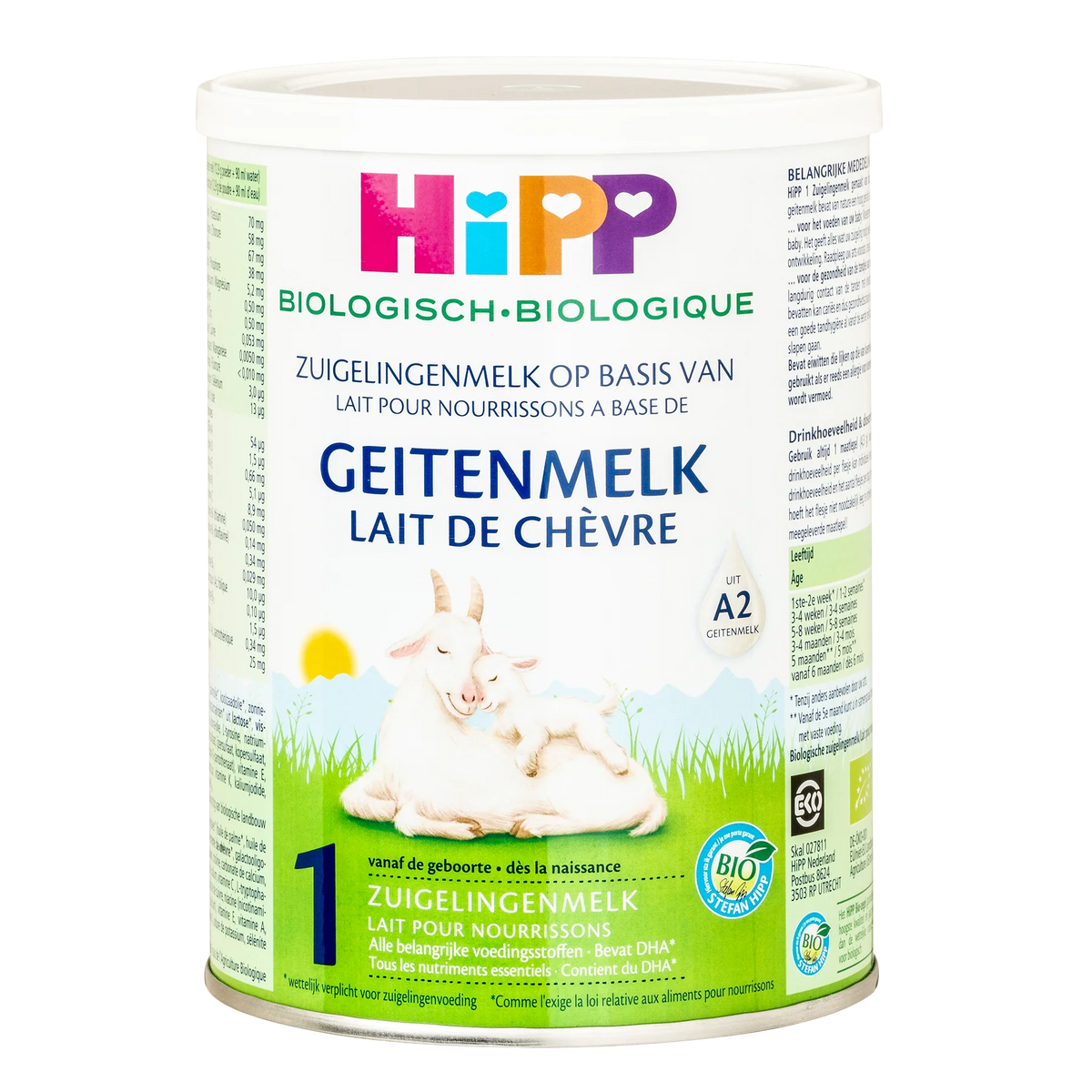 HIPP Dutch GOAT Formula stage 1 front view