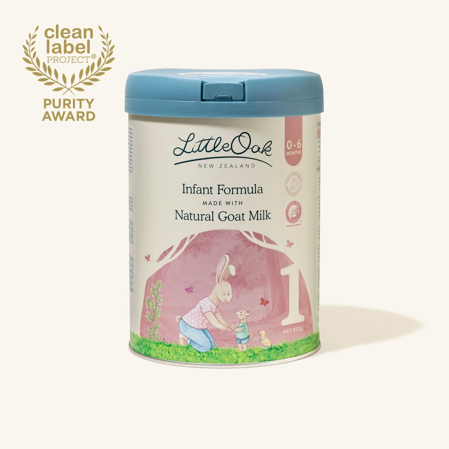 LitteOak Goat Milk Stage 1 (0-6 Months) Organic Infant Formula (800g/28oz) - Grow Organic Baby