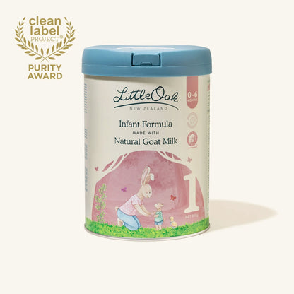 LitteOak Goat Milk Stage 1 (0-6 Months) Organic Infant Formula (800g/28oz) - Grow Organic Baby