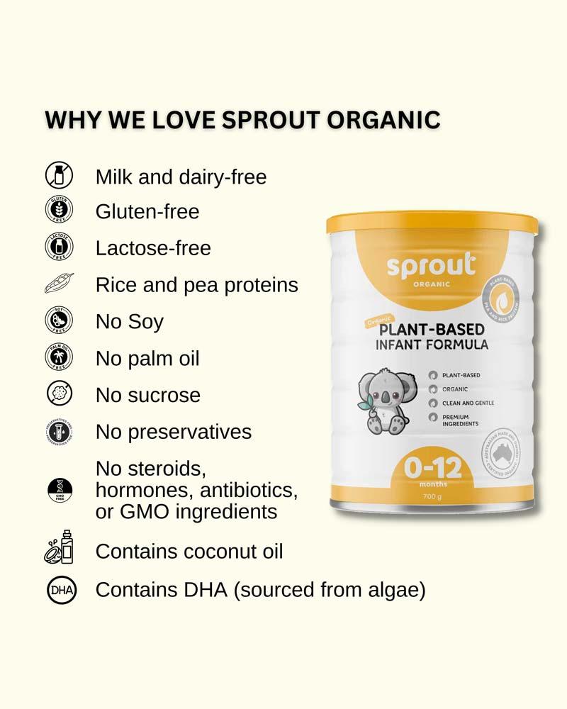 Sprout-Organic-Vegan-Formula-Benefits - Grow Organic Baby