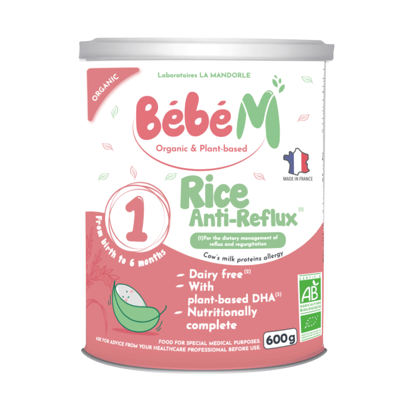 Bebe M Stage 1 (0-6 months) Organic Vegan Baby Formula (600g/21oz) - Grow Organic Baby