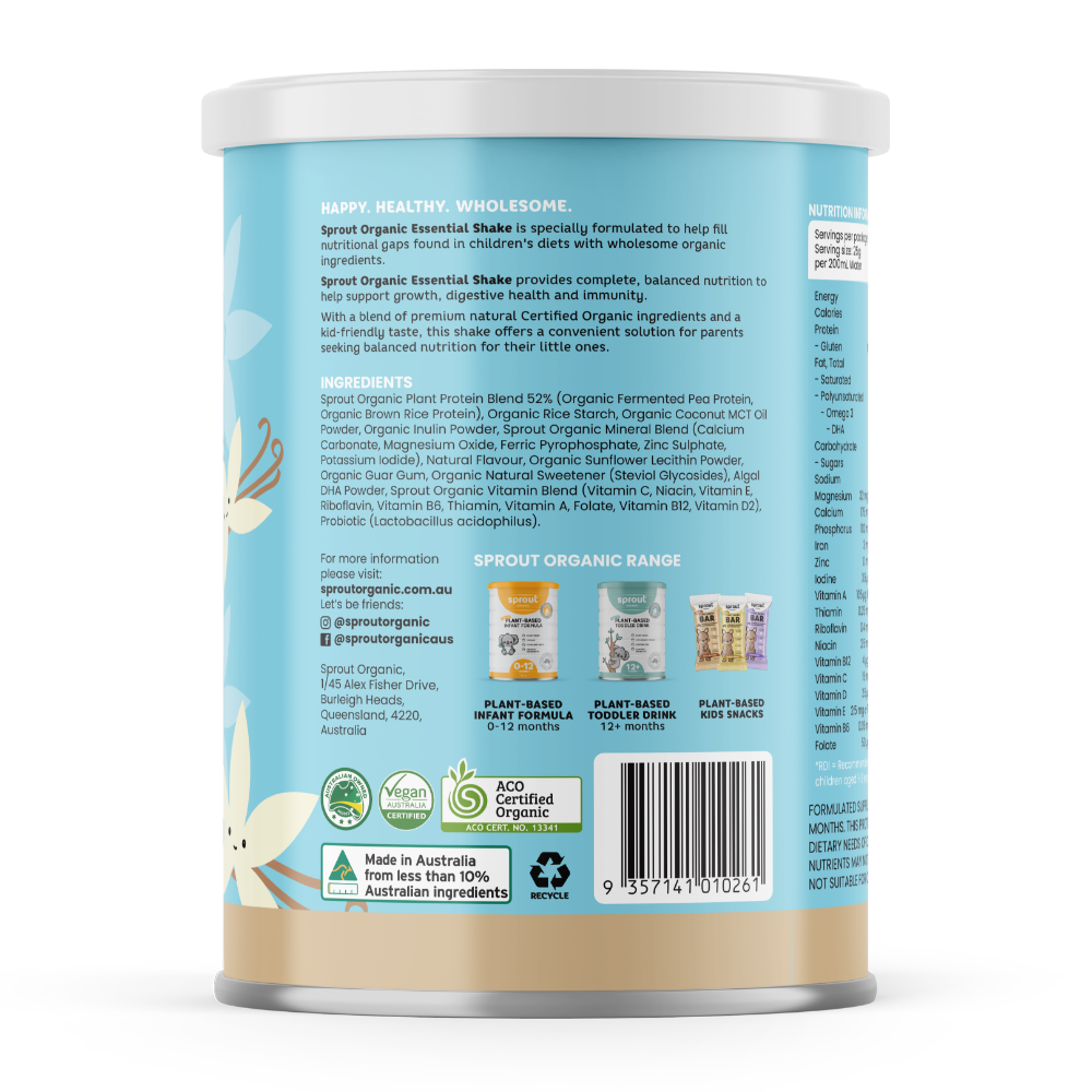 sprout organic essential shake