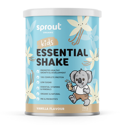 Sprout Organic Essential Shake with a vanilla flavor