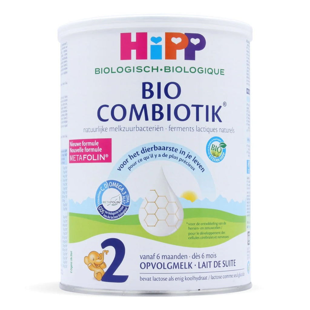 HiPP Dutch Stage 2 (6-12 Months) Organic Combiotic Follow On Infant Milk Formula (800g/28oz) - Grow Organic Baby