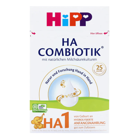 HiPP Hypoallergenic (HA) Stage 1 (0-6 Months) Combiotic Infant Milk Formula (600g/21 Oz) - Grow Organic Baby