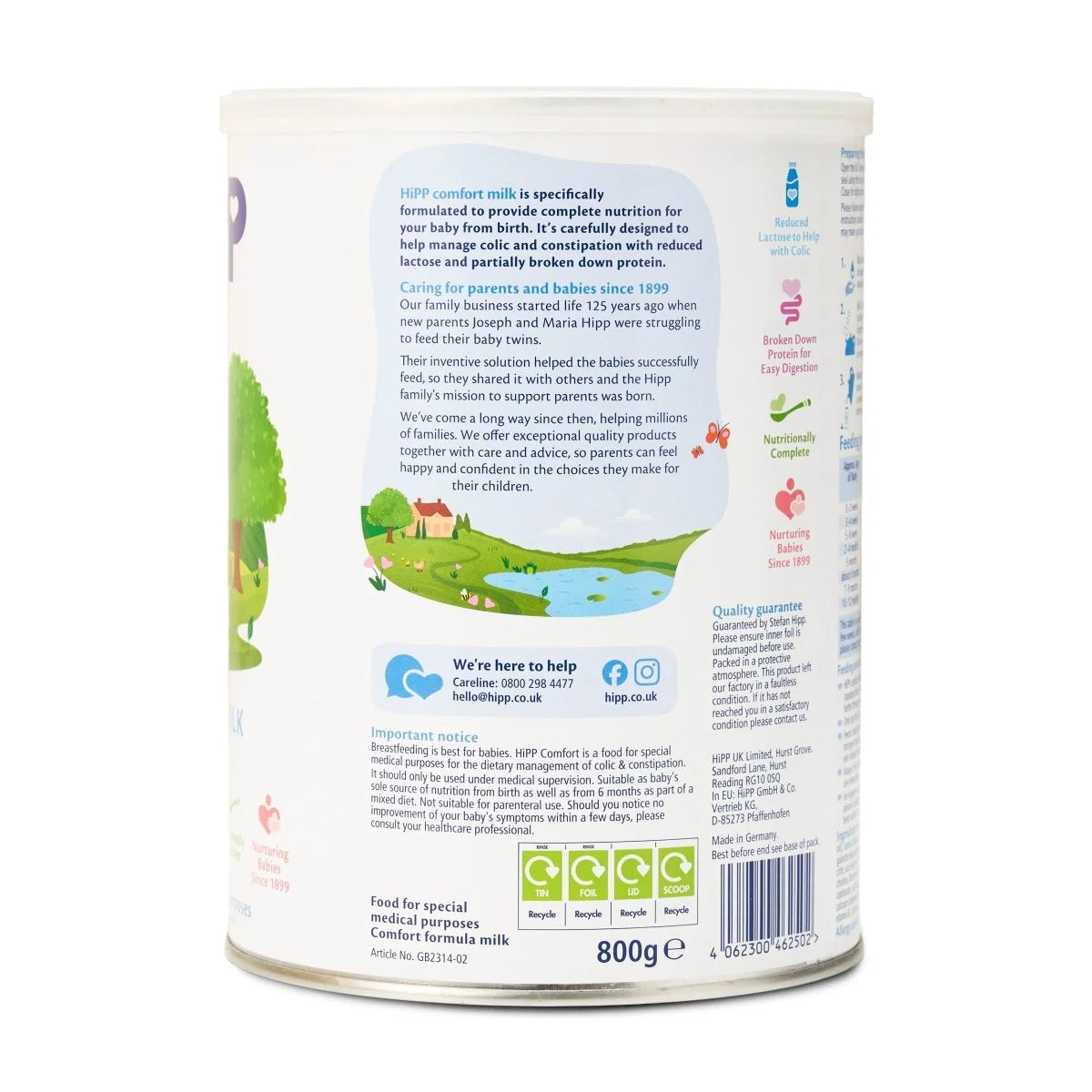 hipp_uk_comfort_formula_company_information