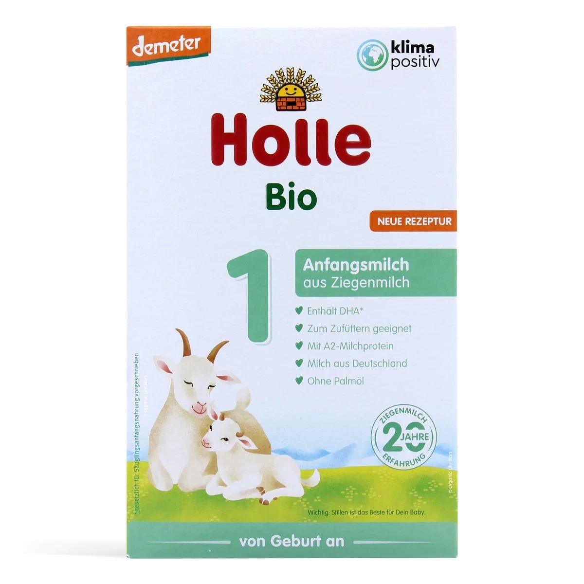 Holle Goat Stage 1 (0-6 Months) Organic (Bio) Infant Milk Formula (400g/14oz) - Grow Organic Baby