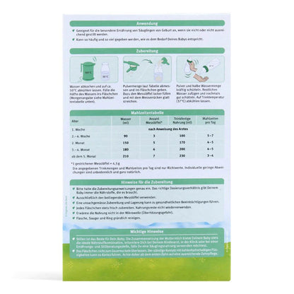 Holle Goat Stage 1 (0-6 Months) Organic (Bio) Infant Milk Formula (400g/14oz) - Grow Organic Baby