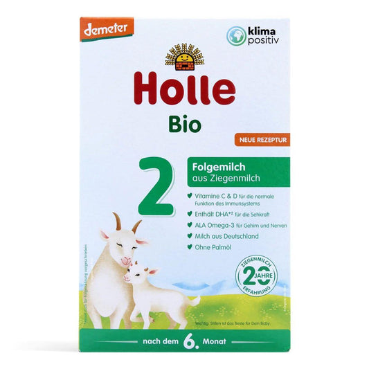 Holle Goat Stage 2 (6 Months+) Organic (Bio) Follow On Infant Milk Formula (400g/14oz) - Grow Organic Baby
