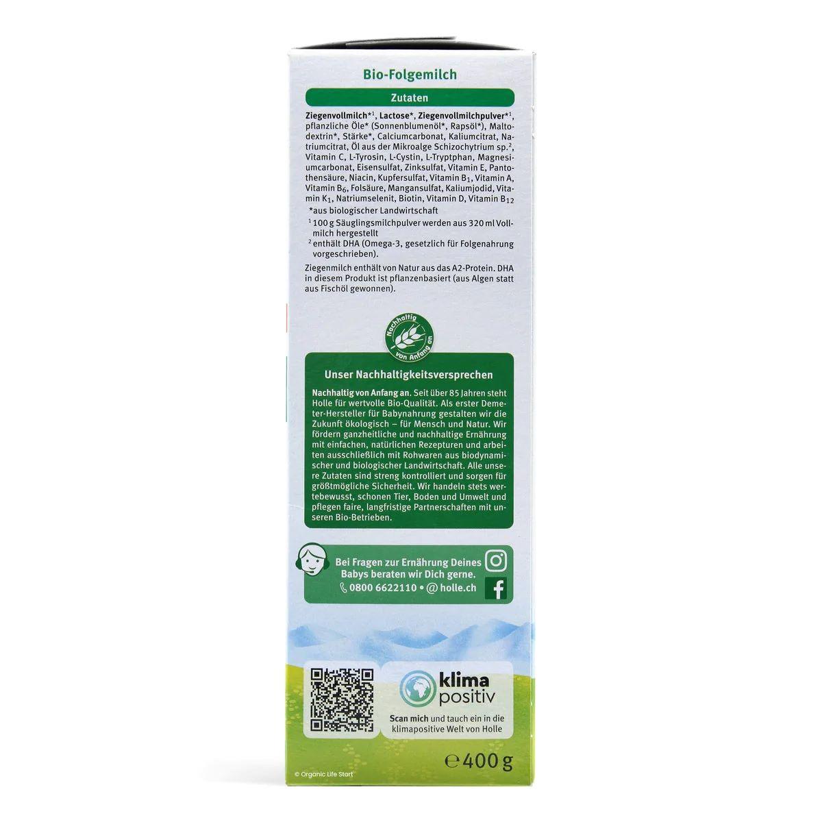 holle bio goat milk stage 4 organic baby formula ingredients