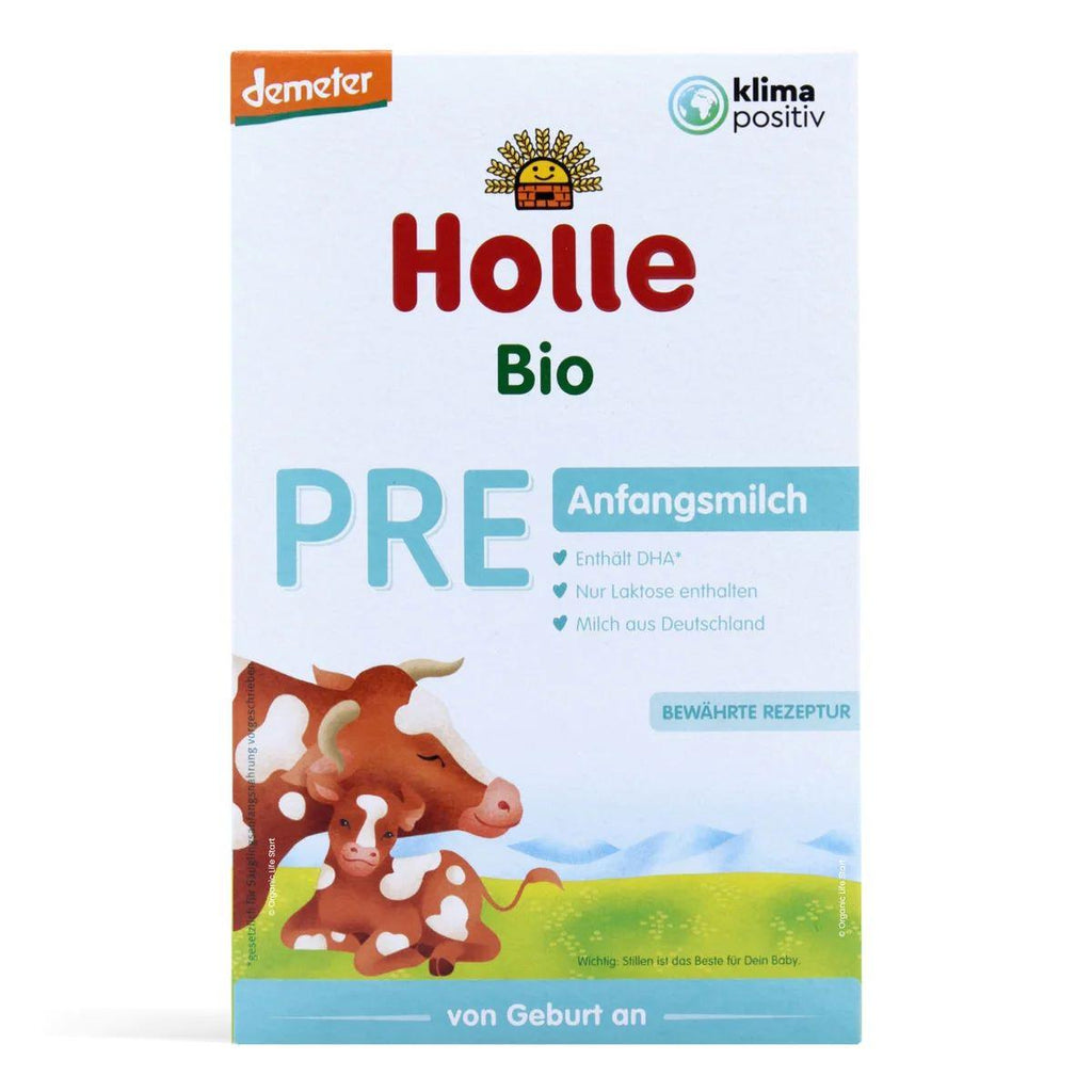 Holle PRE (0-6months) Organic (Bio) Infant Milk Formula (400g/14oz) - Grow Organic Baby