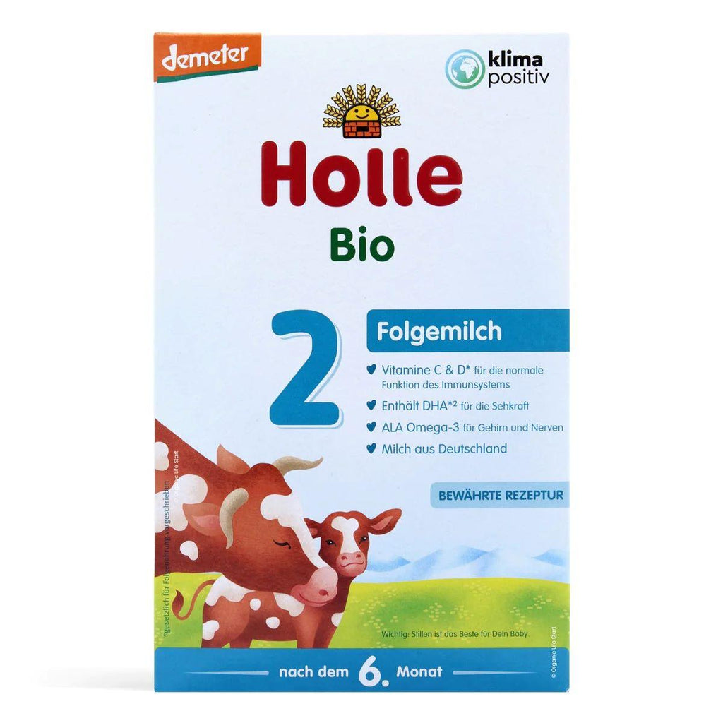 Holle Stage 2 (6 Months+) Organic (Bio) Infant Milk Formula (600g/21oz) - Grow Organic Baby