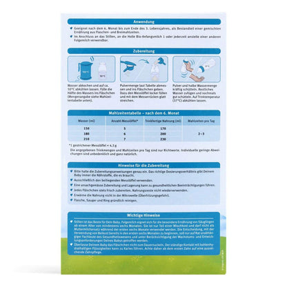 Holle Stage 2 (6 Months+) Organic (Bio) Infant Milk Formula (600g/21oz) - Grow Organic Baby