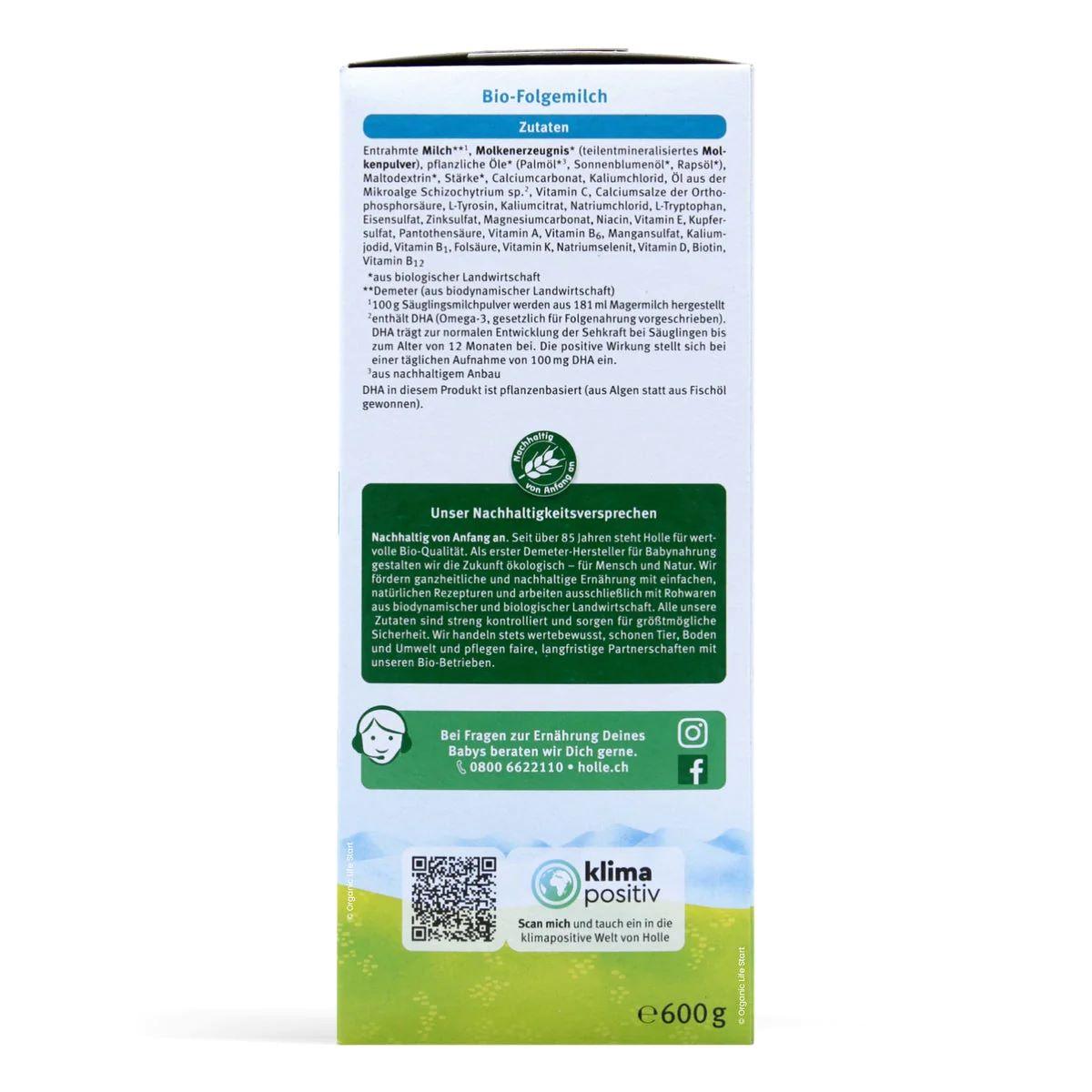 Holle Stage 3 (10 Months+) Organic (Bio) Infant Milk Formula - Grow Organic Baby