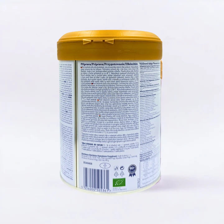 Kendamil bio nature first infant milk stage 1 container barcode