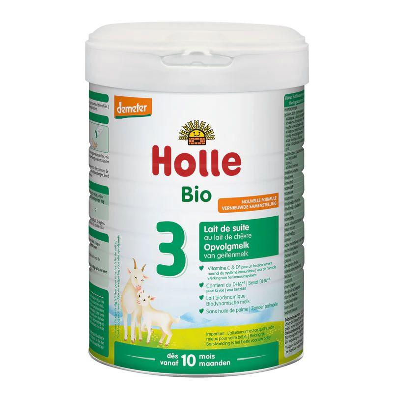 Large 28oz Holle Goat Stage 3 (10 Months+) Organic (Bio) Infant Milk Formula (800g) - Grow Organic Baby
