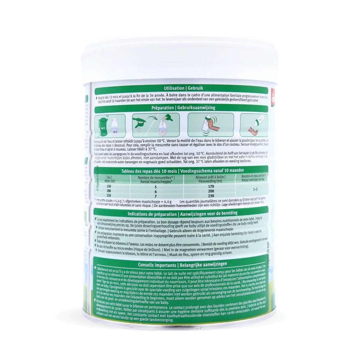 Large 28oz Holle Goat Stage 3 (10 Months+) Organic (Bio) Infant Milk Formula (800g) - Grow Organic Baby