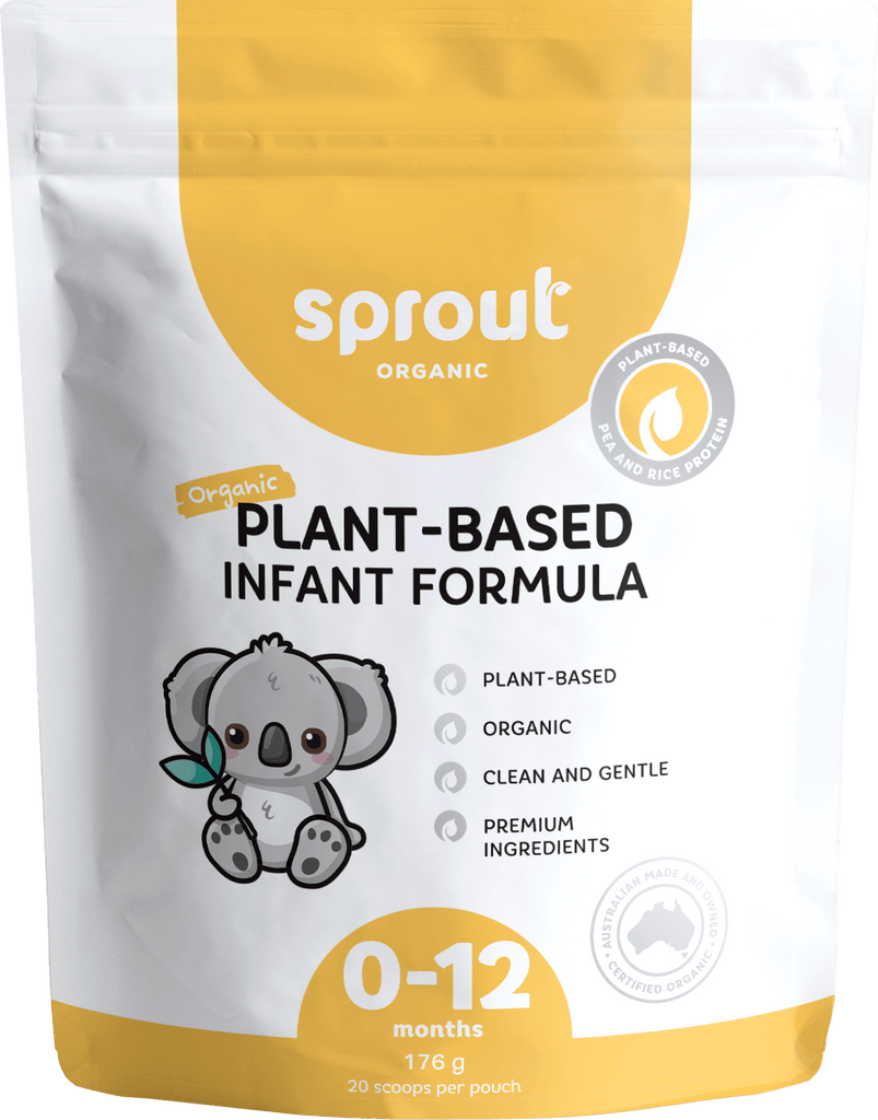 Sprout (0-12 months) Organic Vegan Infant Formula (176g/6oz) - Mini Pouch - PERFECT TRIAL SIZE - Grow Organic Baby