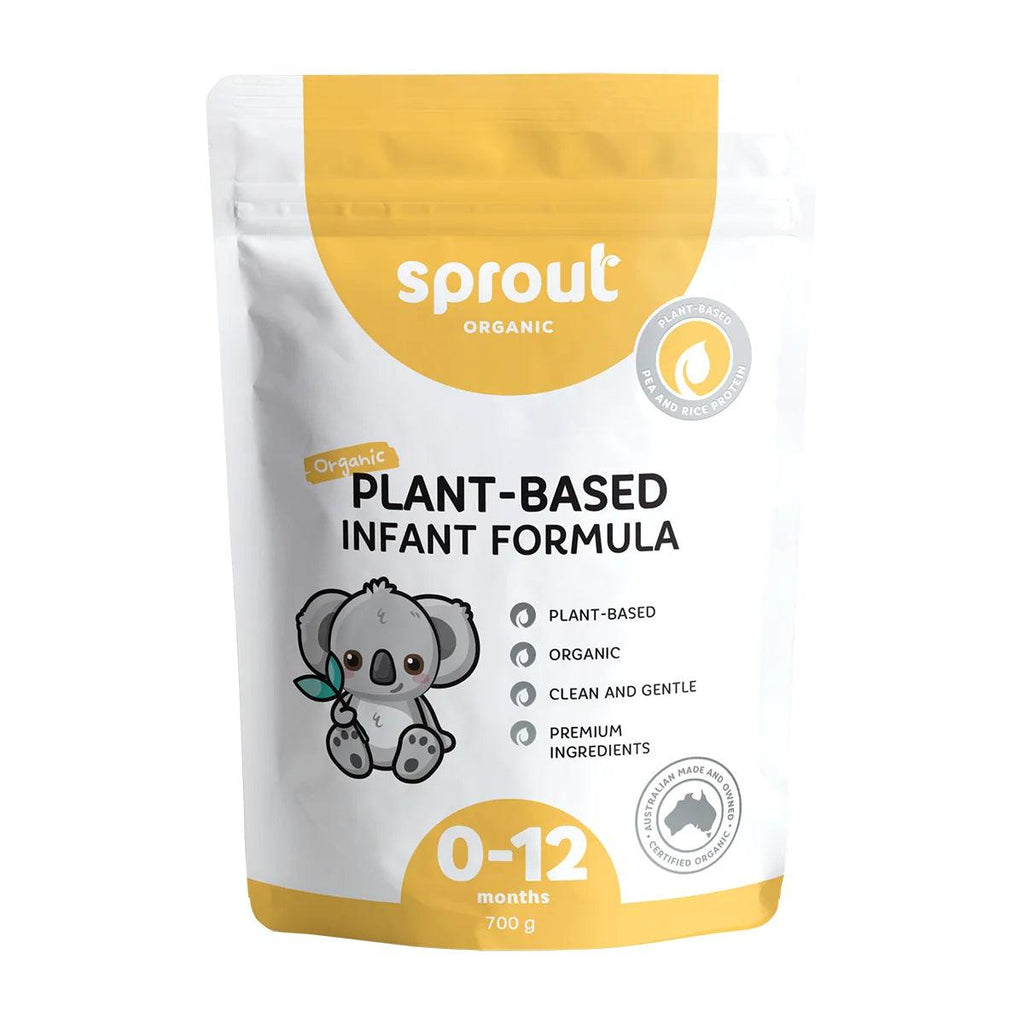 Sprout (0-12 months) Organic Vegan Infant Formula (700g/25oz) - Pouch - Grow Organic Baby