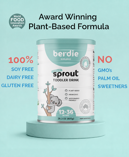 Sprout toddler drink image that shows the product benefits