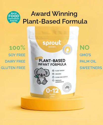 Sprout (0-12 months) Organic Vegan Infant Formula (700g/25oz) - Pouch