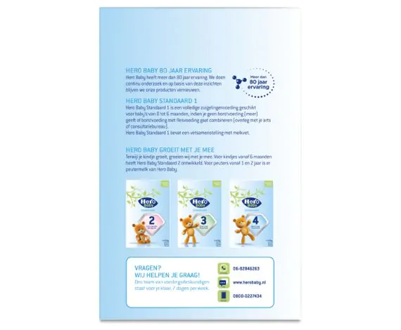 Hero Baby Classic Stage 1 (0-6 Months) Infant Formula (700g/25oz)