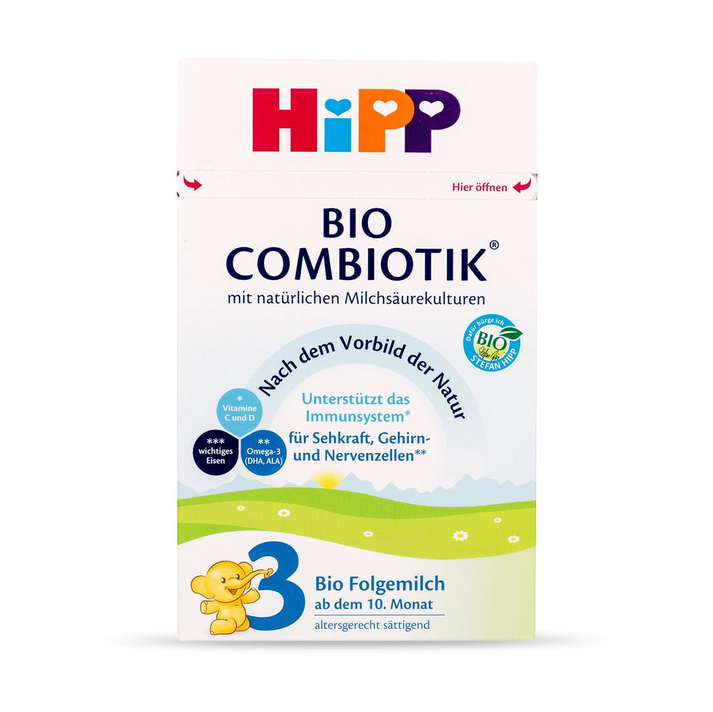 HiPP German Stage 3 (10 Months+) Organic BIO Combiotik Formula (600g/21oz) - Grow Organic Baby