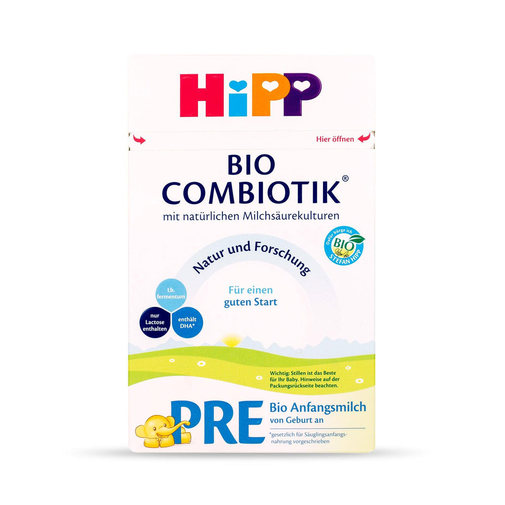 HiPP German Stage PRE (0-6 Months) Organic BIO Combiotik Formula (600g/21oz) - Grow Organic Baby
