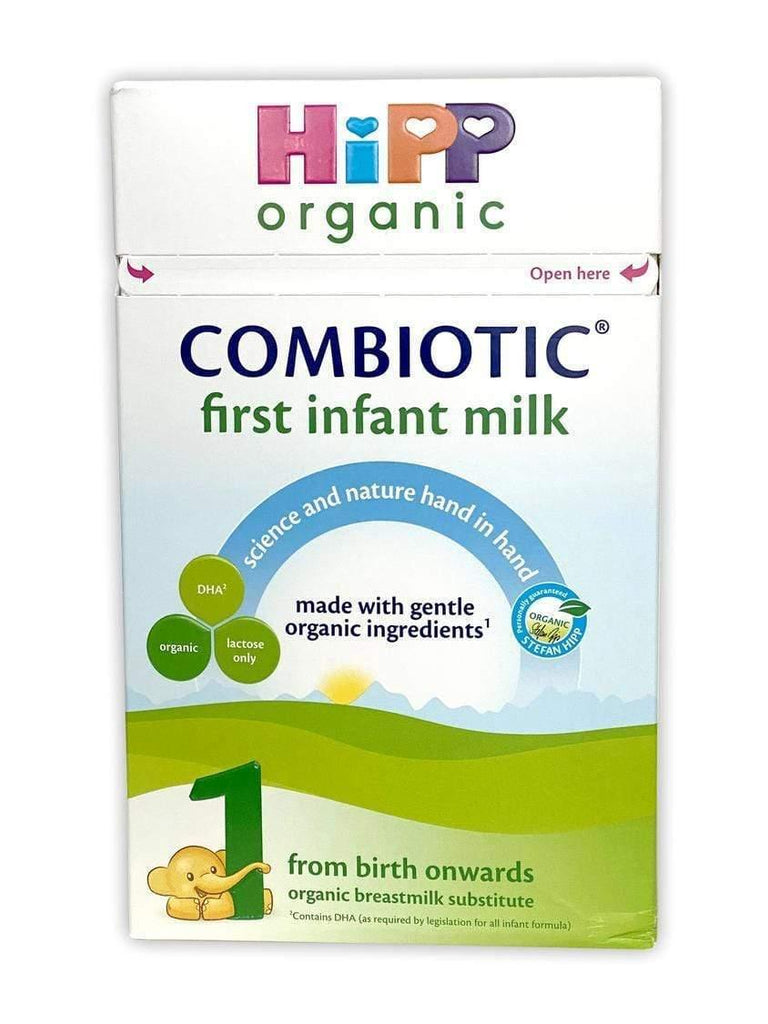 HiPP UK Stage 1 Organic Combiotic First Infant Milk Formula (800g/28 Oz) - 0 To 6 Months - Grow Organic Baby