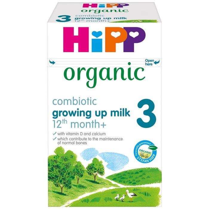 HiPP UK Stage 3 (12 Months +) Organic Combiotic Growing Up Milk Formula (600g/21 Oz) - Grow Organic Baby