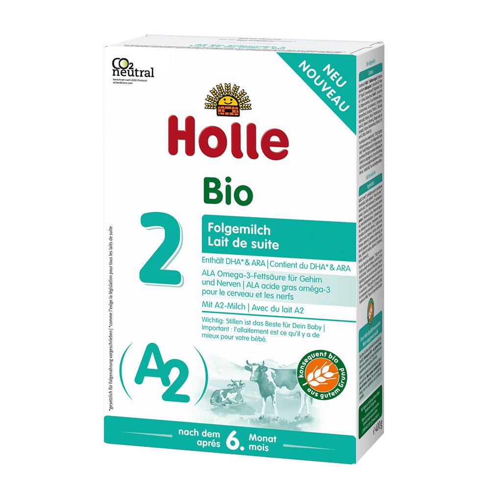 Holle A2 Cow Milk Stage 2 (6 Months +) Organic (Bio) Infant Formula (400g/14oz) - Grow Organic Baby
