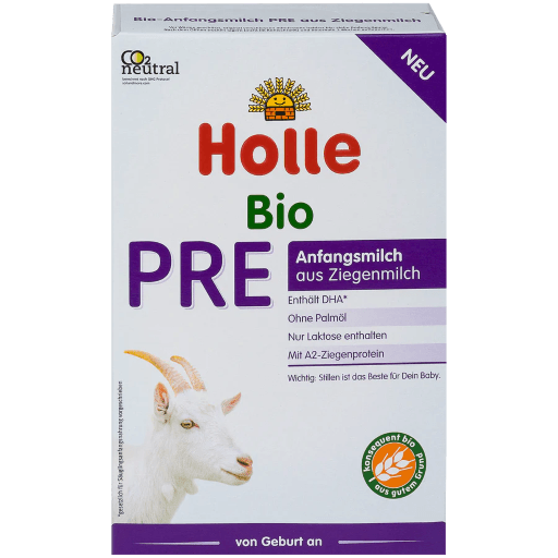 Holle Goat PRE (0-6 months) Organic (Bio) Infant Milk Formula (400g/14oz) - Grow Organic Baby
