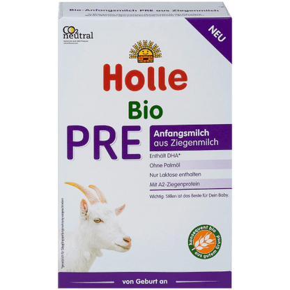 Holle Goat PRE (0-6 months) Organic (Bio) Infant Milk Formula (400g/14oz) - Grow Organic Baby