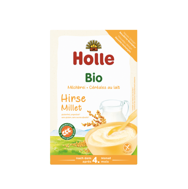 Holle Organic Milk Cereal With Millet (4 Months +) 250g/8.8 Oz - Grow Organic Baby