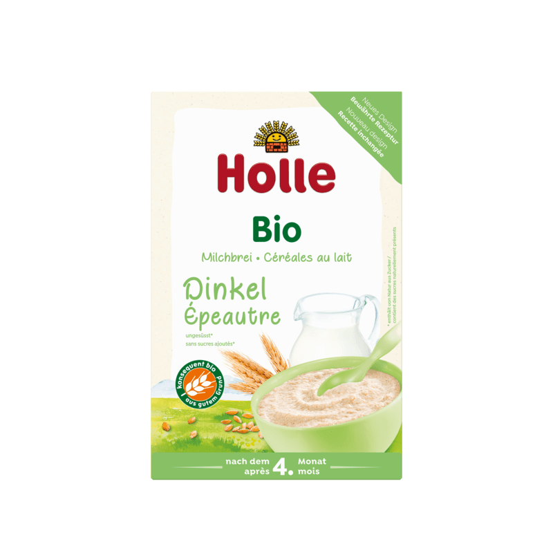 Holle Organic Milk Cereal With Spelt (4 Months +) 250g/8.8 Oz - Grow Organic Baby