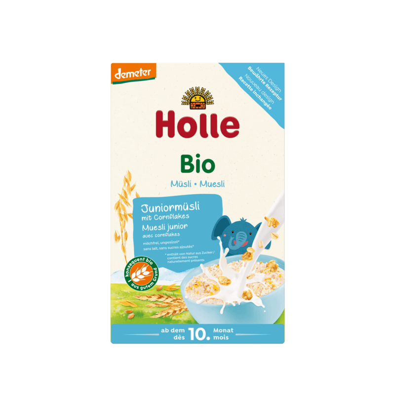 Holle Organic Multigrain Muesli With Cornflakes (10 Months +) 250g/8.8 Oz - Grow Organic Baby