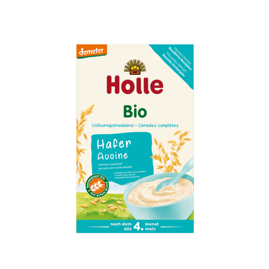 Holle Organic Oatmeal Porridge (4 Months +) 250g/8.8 Oz - Grow Organic Baby