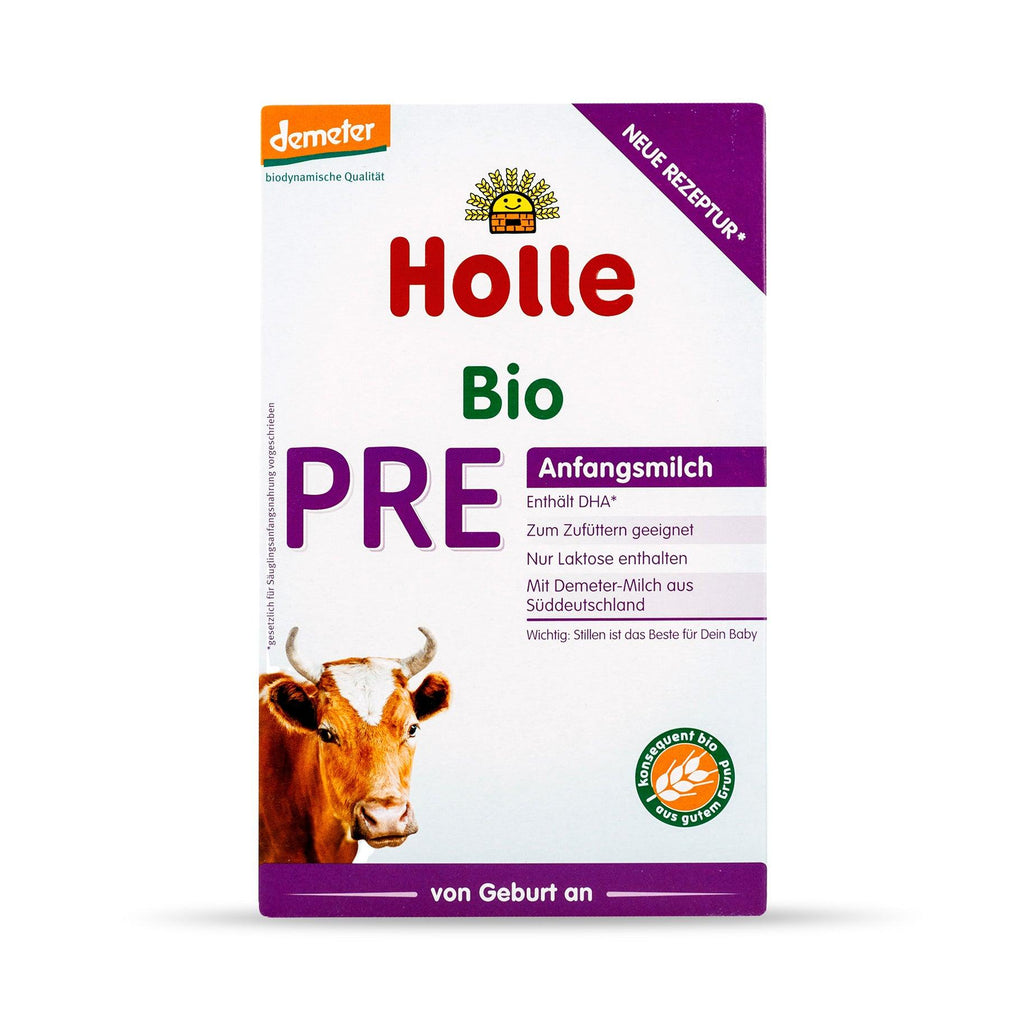 Holle PRE (0-6months) Organic (Bio) Infant Milk Formula (400g/14oz) - Grow Organic Baby
