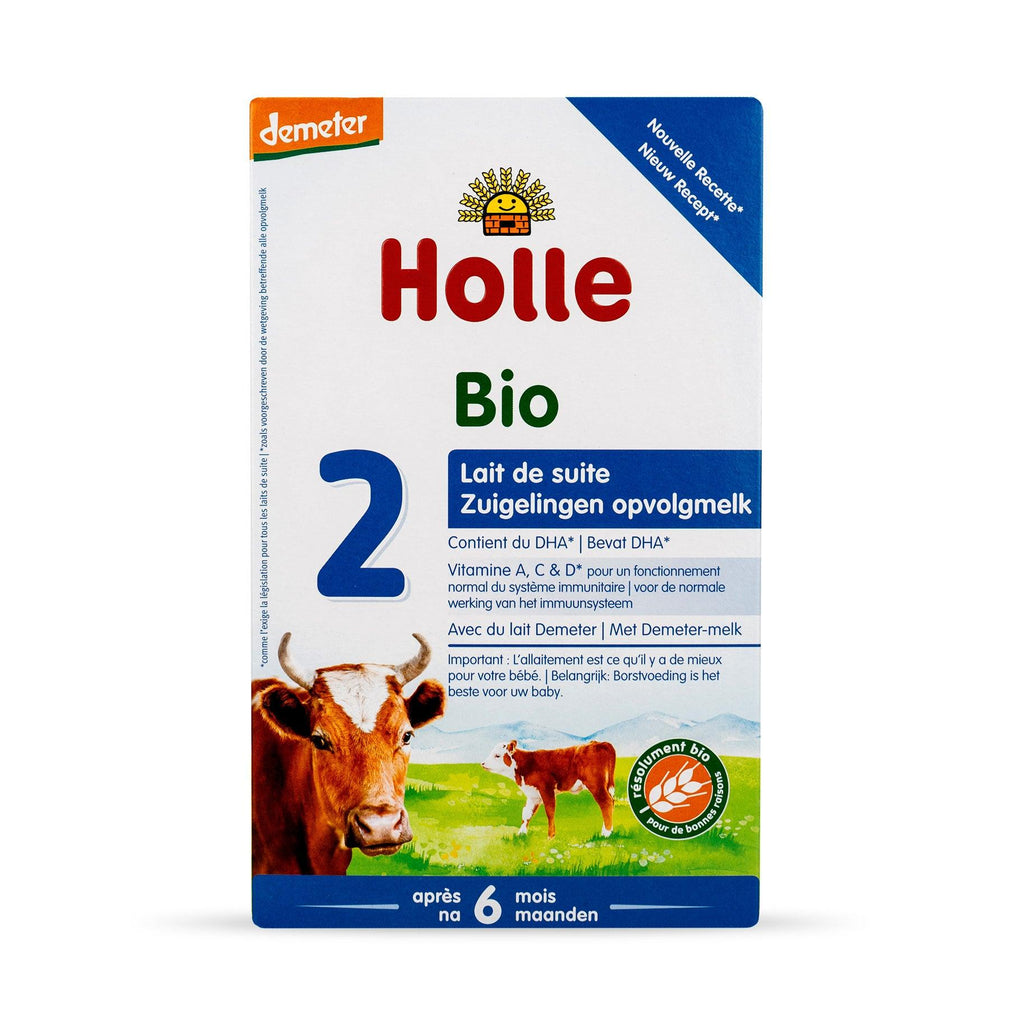 Holle Stage 2 (6 Months+) Organic (Bio) Infant Milk Formula (600g/21oz) - Grow Organic Baby