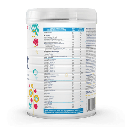 Jovie Goat Milk Stage 1 (0-6 Months) Organic Infant Formula (800g/28oz) - Grow Organic Baby