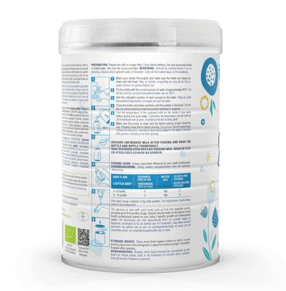 Jovie Goat Milk Stage 2 (6 – 12 Months) Organic Follow On Formula (800g/28oz) - Grow Organic Baby