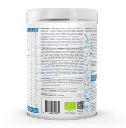 Jovie Goat Milk Stage 2 (6 – 12 Months) Organic Follow On Formula (800g/28oz) - Grow Organic Baby