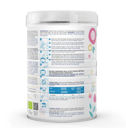 Jovie Goat Milk Stage 3 (12 Months +) Organic Toddler Formula (800g/28oz) - Grow Organic Baby